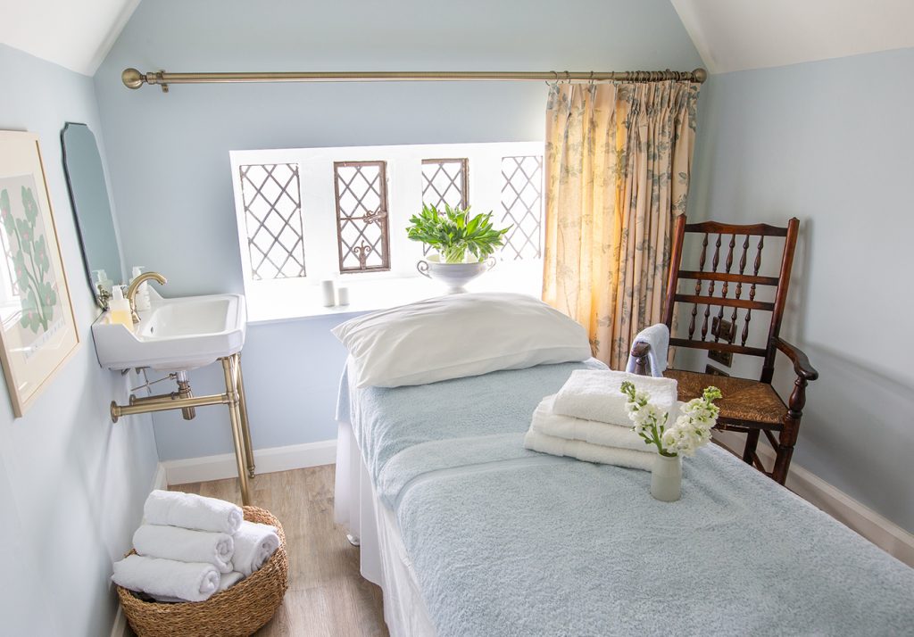 Bright and tranquil treatment room at The Loft